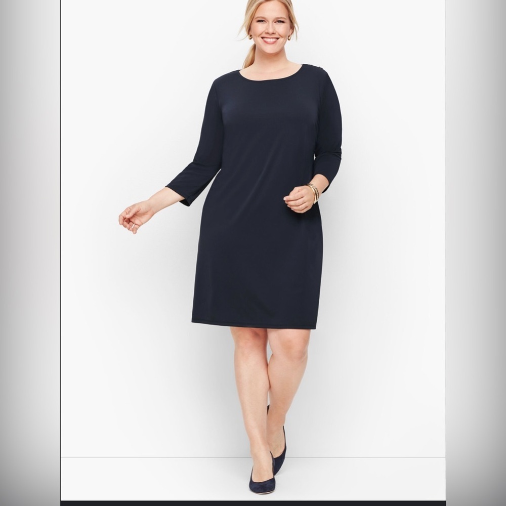 Club Monaco Stephanie Knit Navy Dress